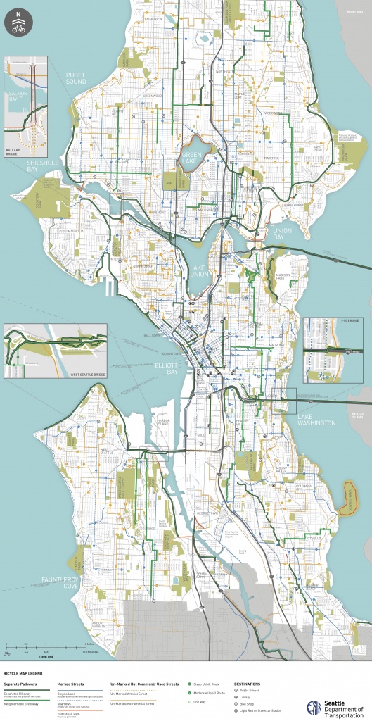 Seattle Area Bike Maps | Seattle Bike Blog - Printable Area Maps