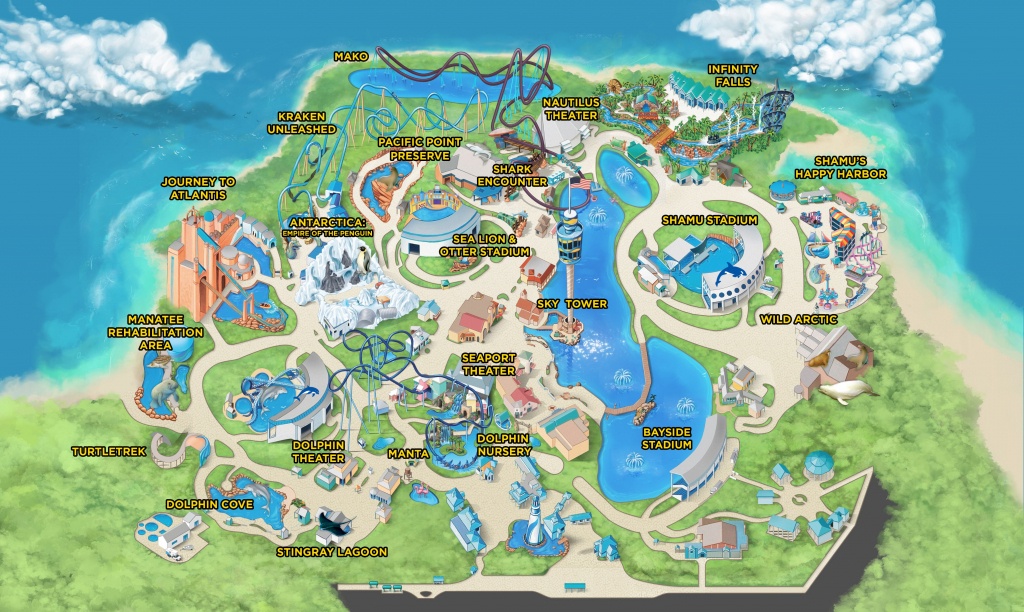 Seaworld Orlando | Seaworld Parks And Entertainment - Florida Sea World Map
