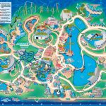 Seaworld Orlando Theme Park Map   Orlando Fl • Mappery | Aquariums   Seaworld Orlando Map Printable