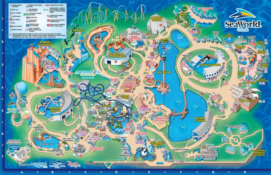 Seaworld Park Map | Seaworld Orlando | Orlando Usa | Pinterest - Seaworld Orlando Printable Map