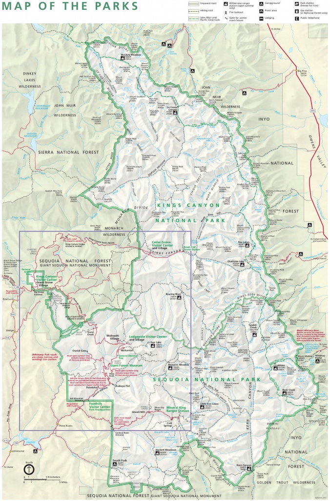 Sequoia Maps | Npmaps - Just Free Maps, Period. - Sequoias In California Map