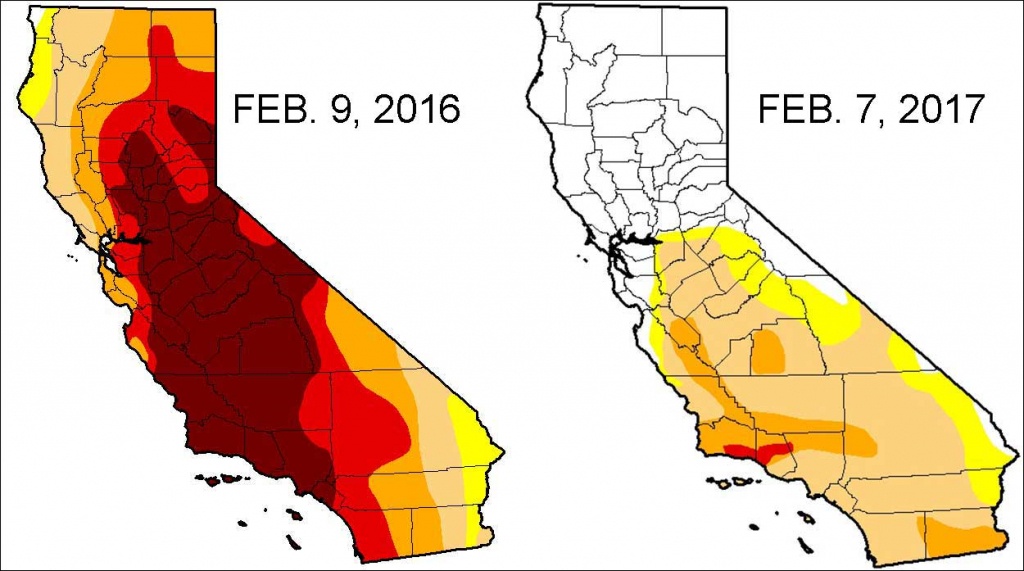 Severe Drought Down To 11 Percent In California - Nbc Southern - California Drought Map 2017