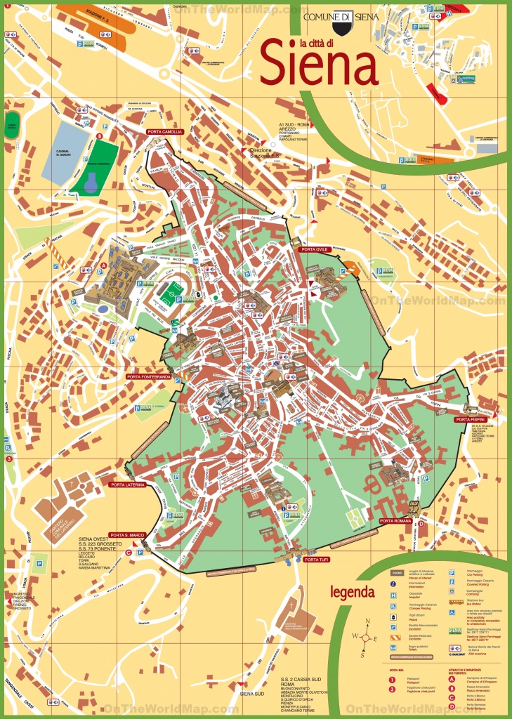 Siena Tourist Map - Sienna Texas Map
