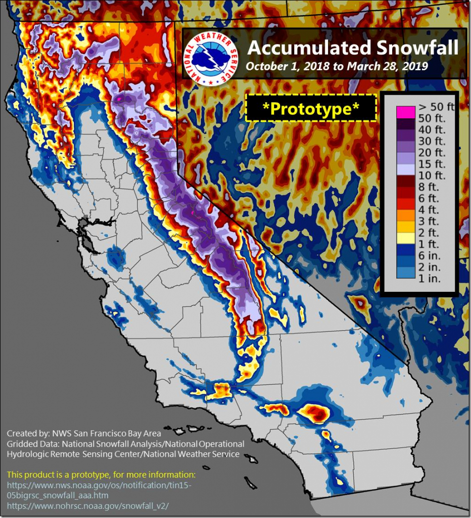 Sierra Nevada Snowpack At 162 Percent Of Normal, California Water - California Snowpack Map