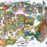 Six Flags Magic Mountain Map. | Valencia, Ca In 2019 | Theme Park   Amusement Parks California Map