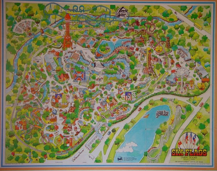 Six Flags Over Texas Map App