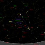 Sky Map: June 2019 | Old Farmer's Almanac   Printable Star Map