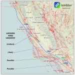 Small Earthquake Near The Big Bend Of The San Andreas Fault   Map Of The San Andreas Fault In Southern California