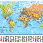 Small Printable World Map | Europe Centred Maps International   Small World Map Printable