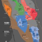Sonoma Wine Map (Poster) | Wine Folly   California Wine Ava Map