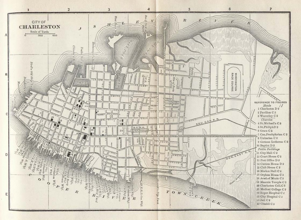 South Carolina Maps - Perry-Castañeda Map Collection - Ut Library Online - Printable Map Of Charleston Sc Historic District