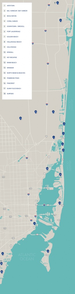South Florida Neighborhoods | Map Of South Florida - Singer Island Florida Map