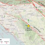 Southern California Earthquake Map – Temblor   Chino California Map
