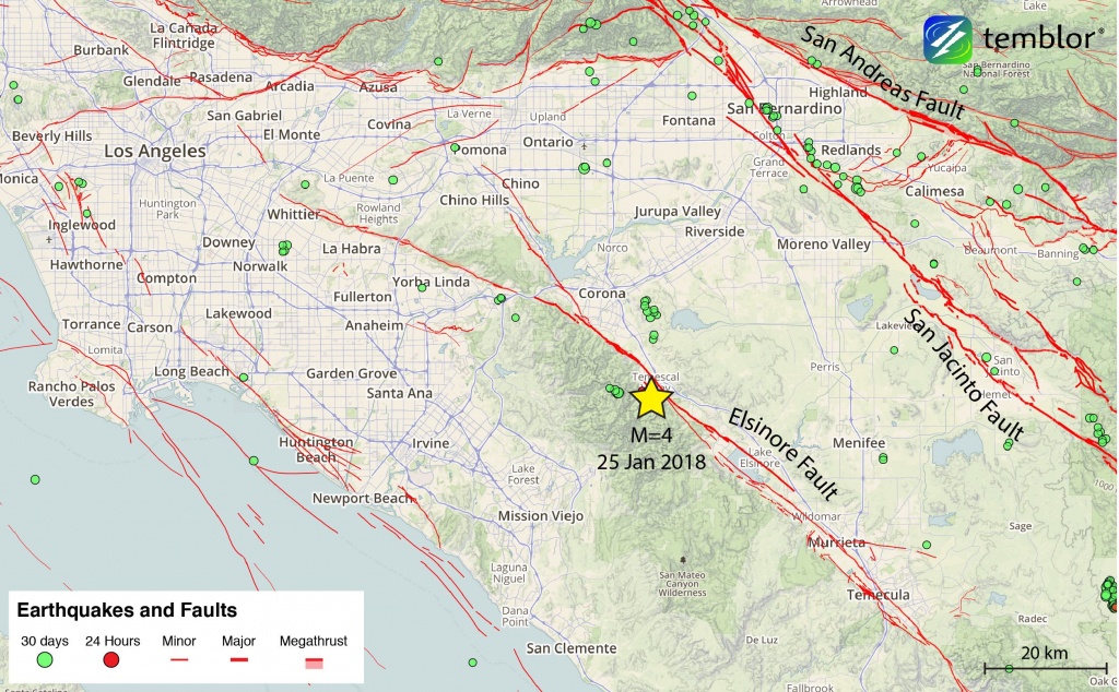 Southern-California-Earthquake-Map – Temblor - Chino California Map