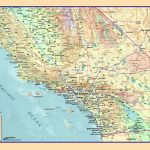 Southern California Wall Map   The Map Shop   Southern California Wall Map