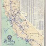 Southern Pacific Company Map Of California And It's Old Railroad   Old Maps Of Southern California