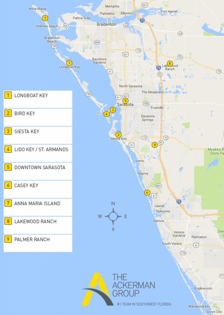 Longboat Key Florida Map