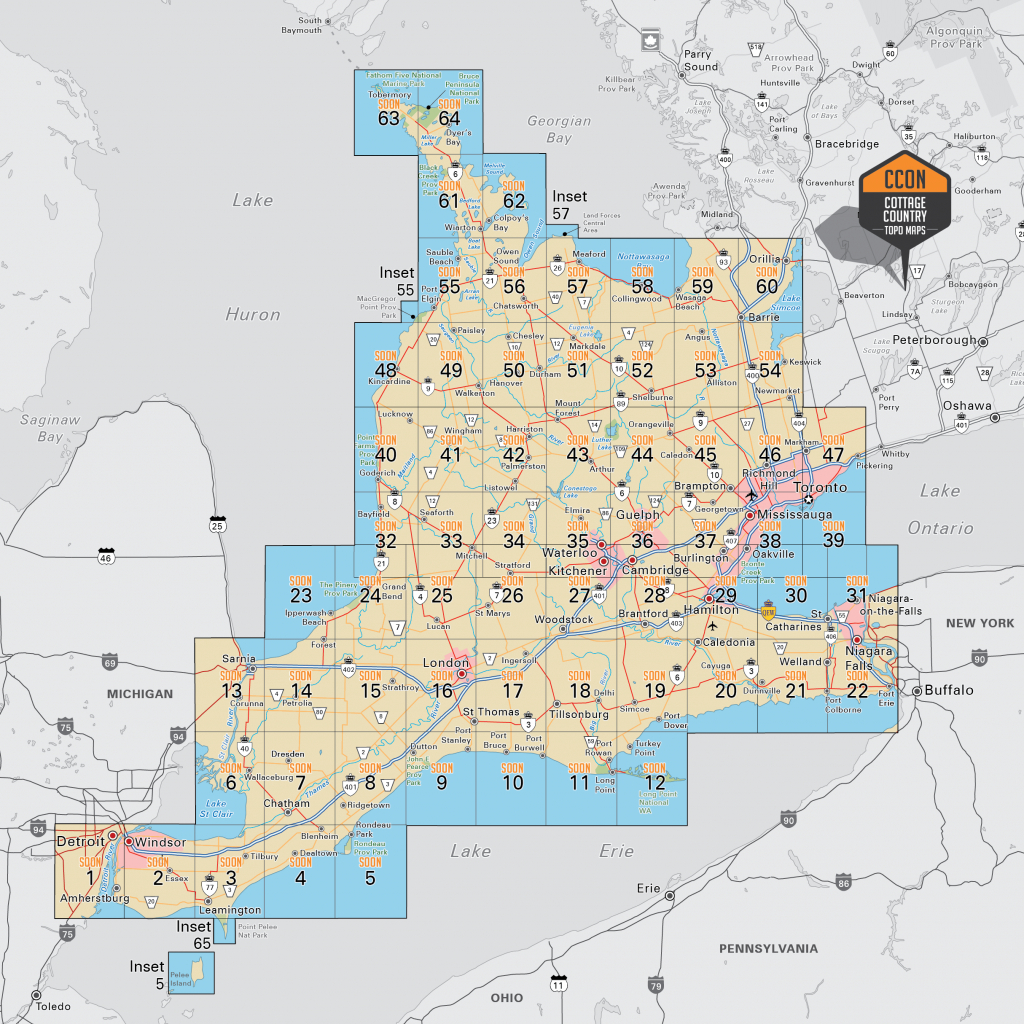 Southwestern Ontario - Printable Map Of Ontario