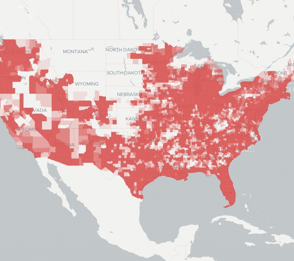 Sprint | Internet Provider | Broadbandnow - Sprint Cell Coverage Map Texas