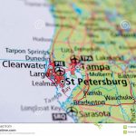 St. Petersburg, Florida On Map Stock Image   Image Of Cities, Maps   City Map Of St Petersburg Florida