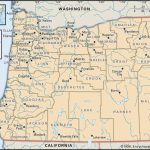 State And County Maps Of Oregon   Washington State Counties Map Printable
