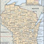 State And County Maps Of Wisconsin   Wisconsin Road Map Printable