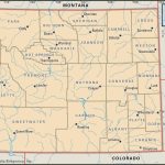 State And County Maps Of Wyoming   Printable Map Of Wyoming