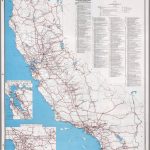 State Highway Map, California, 1966.   David Rumsey Historical Map   Driving Map Of California With Distances
