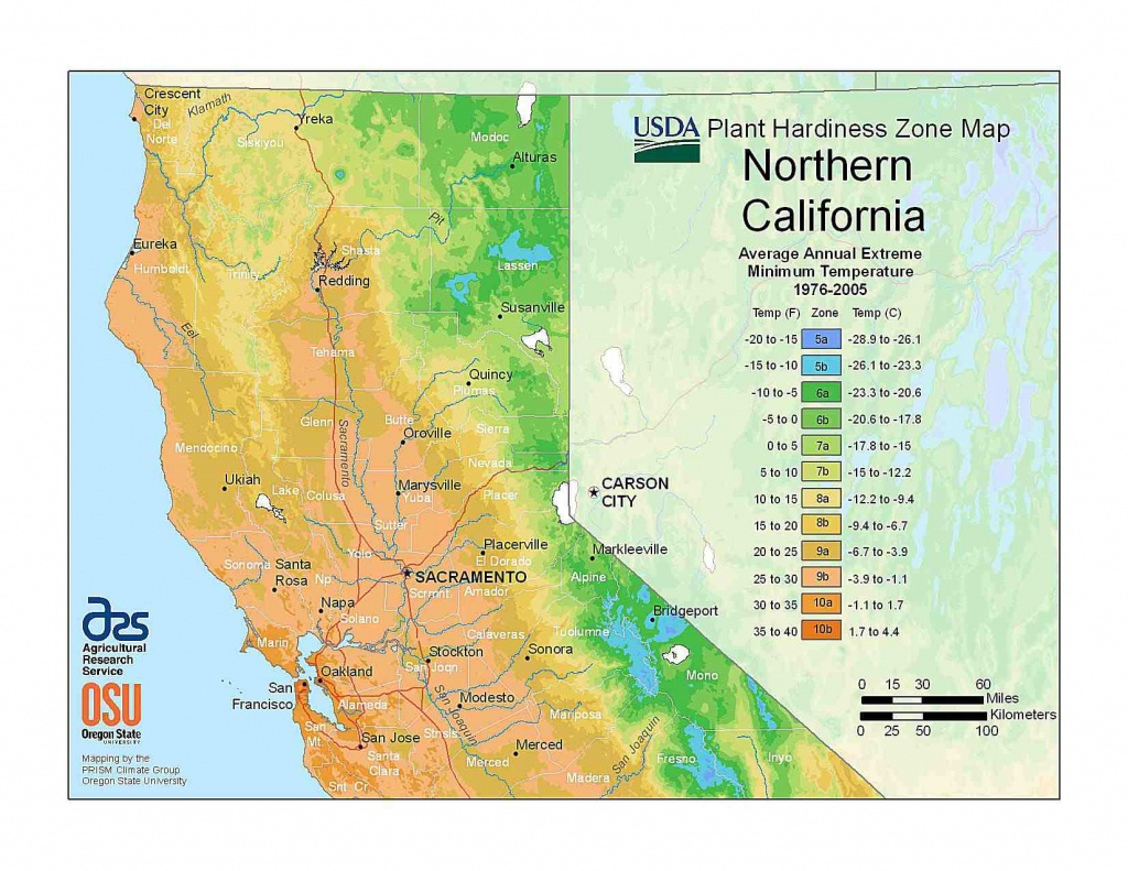 State Maps Of Usda Plant Hardiness Zones - Usda Loan Map California