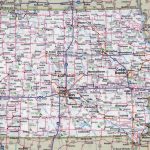 State Of Iowa Map Large Detailed Roads And Highways With Cities   Printable Iowa Road Map