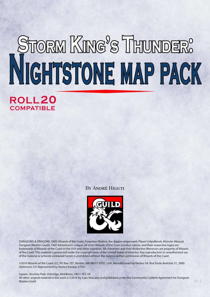 Storm King&amp;#039;s Thunder: Nightstone Map Pack - Dungeon Masters Guild - Storm King&amp;amp;#039;s Thunder Printable Maps