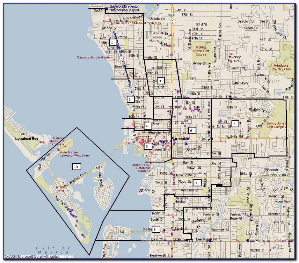 Street Map Of Downtown Sarasota Fl - Maps : Resume Examples #pvmvmdypaj - Map Of Sarasota Florida Neighborhoods