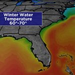Sunshine State Staying Warm In Winter   Florida Water Temperature Map