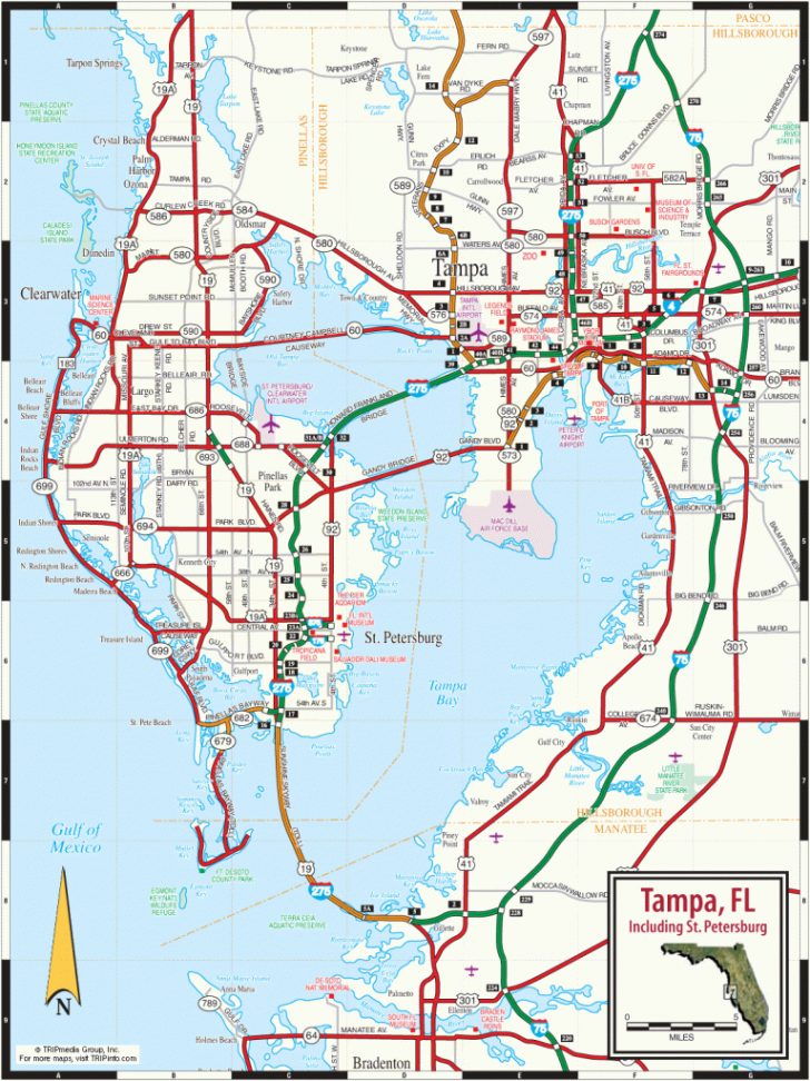 Clearwater Beach Map Florida