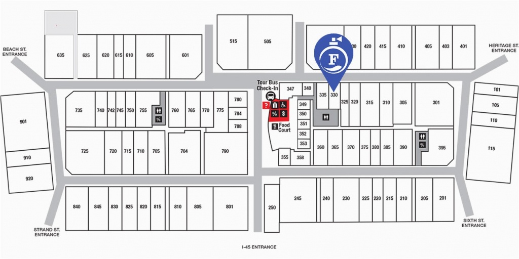 Tanger Outlet Texas City Map | Secretmuseum - Tanger Outlets Texas City Stores Map
