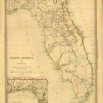 Tanner's Map Of Florida From 1833. | Florida Memory | Florida Maps   Vintage Florida Map