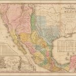 Tanner's Map Of Mexico   Rare & Antique Maps   Antique Texas Maps For Sale