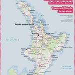 Te Ika A Maui: Te Reo Map Of The North Island's Towns And Cities   New Zealand North Island Map Printable