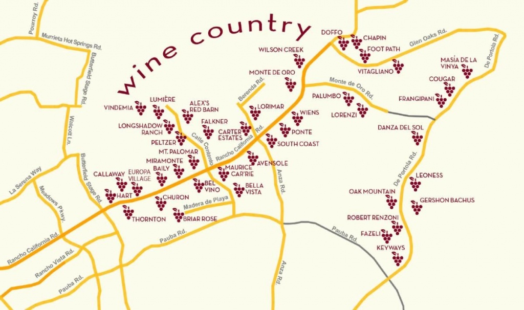 Temecula Wine Country Map | San Diego In 2019 | Temecula Wineries - Temecula Winery Map Printable