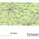 Tennessee State Route Network Map. Tennessee Highways Map. Cities Of   Printable Map Of Tennessee Counties And Cities