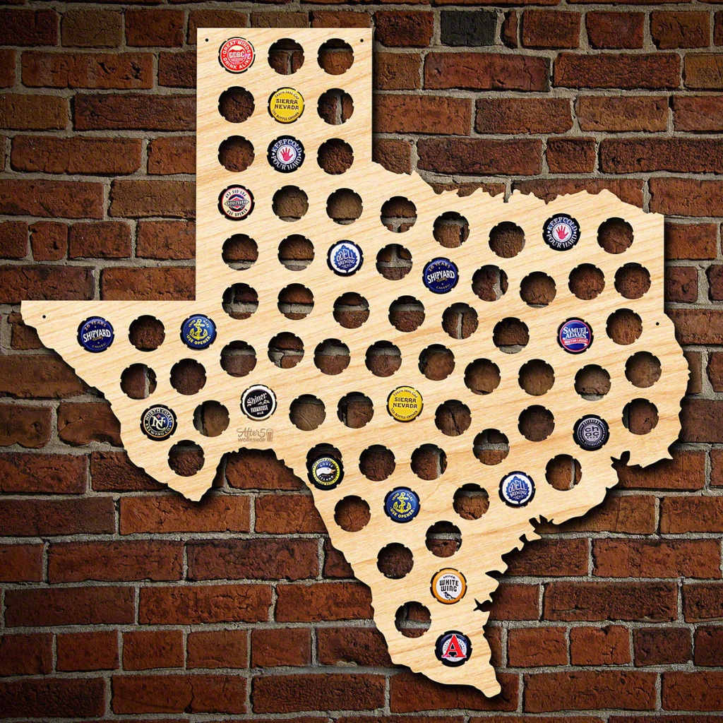 Texas Beer Cap Map - Texas Beer Cap Map