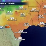 Texas City Reaches Hottest April Temperature   Weathernation   Texas Weather Map Temps
