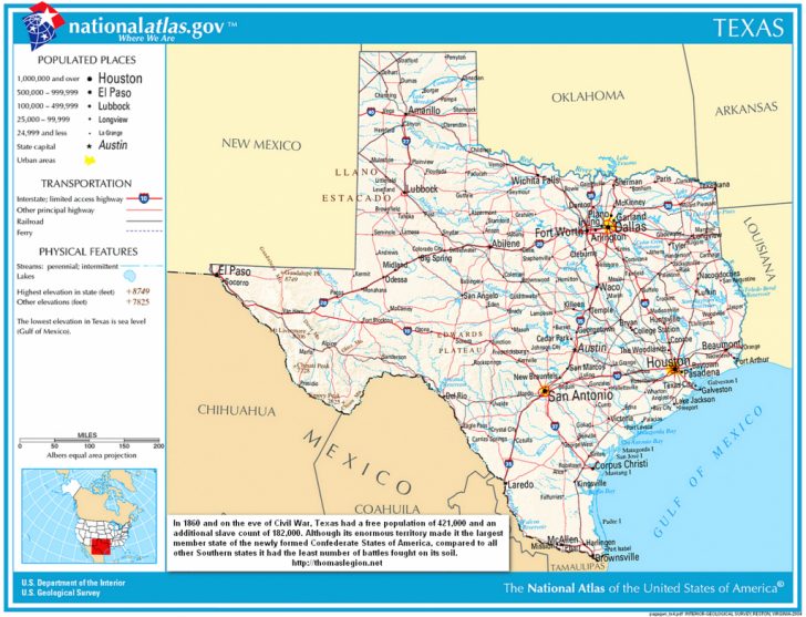 Texas Civil War Battle Map