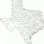 Texas County Map With Names   Printable Map Of Texas With Cities