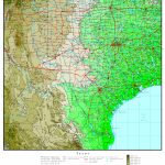 Texas Elevation Map   Texas Topo Map