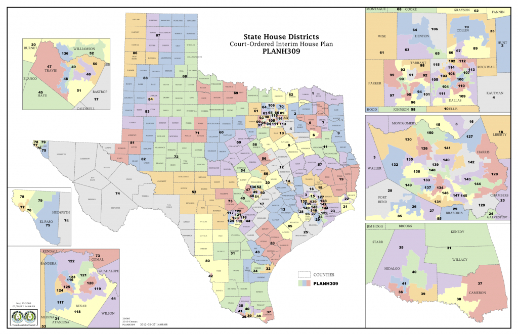 Texas Congressional Districts Map 2016 - Printable Maps