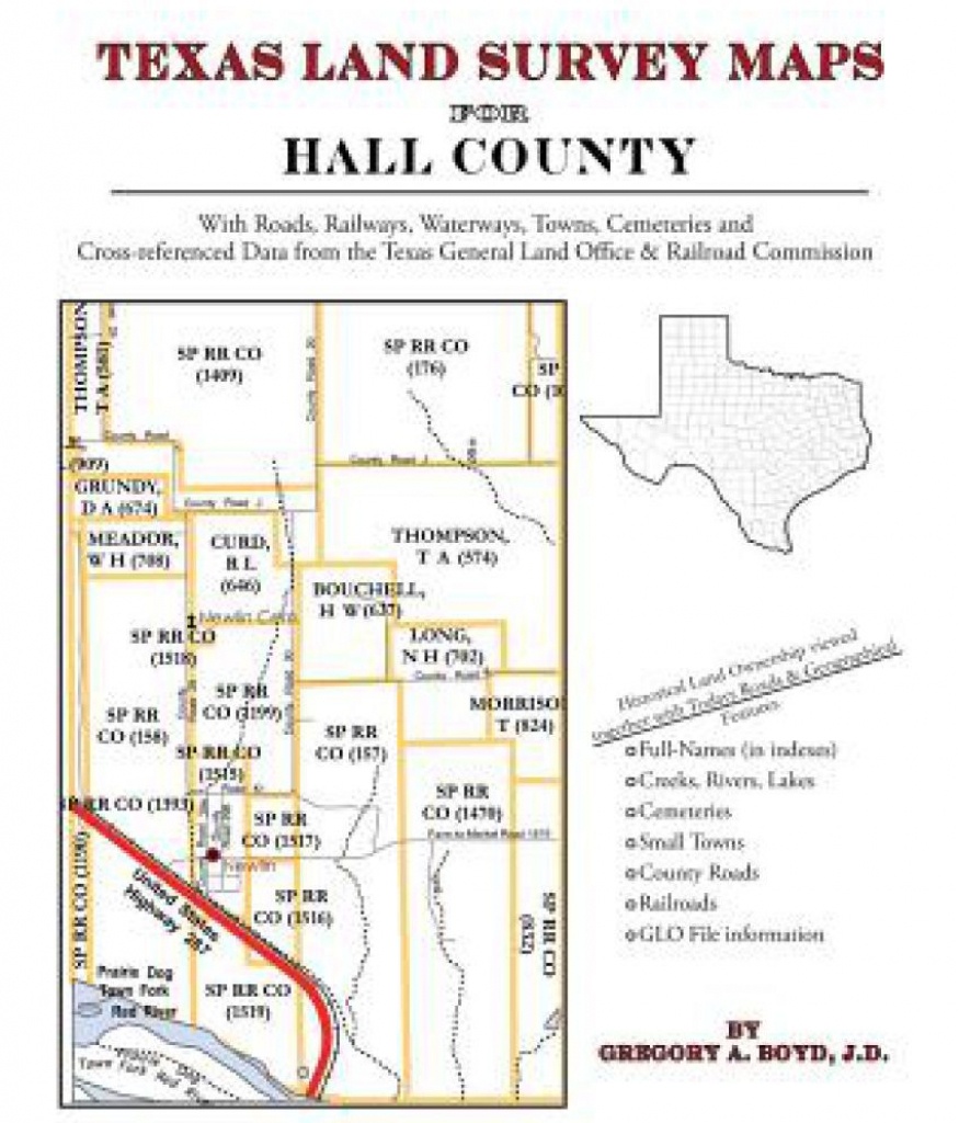 Texas Land Survey Maps For Hall County: Buy Texas Land Survey Maps - Texas Land Survey Maps