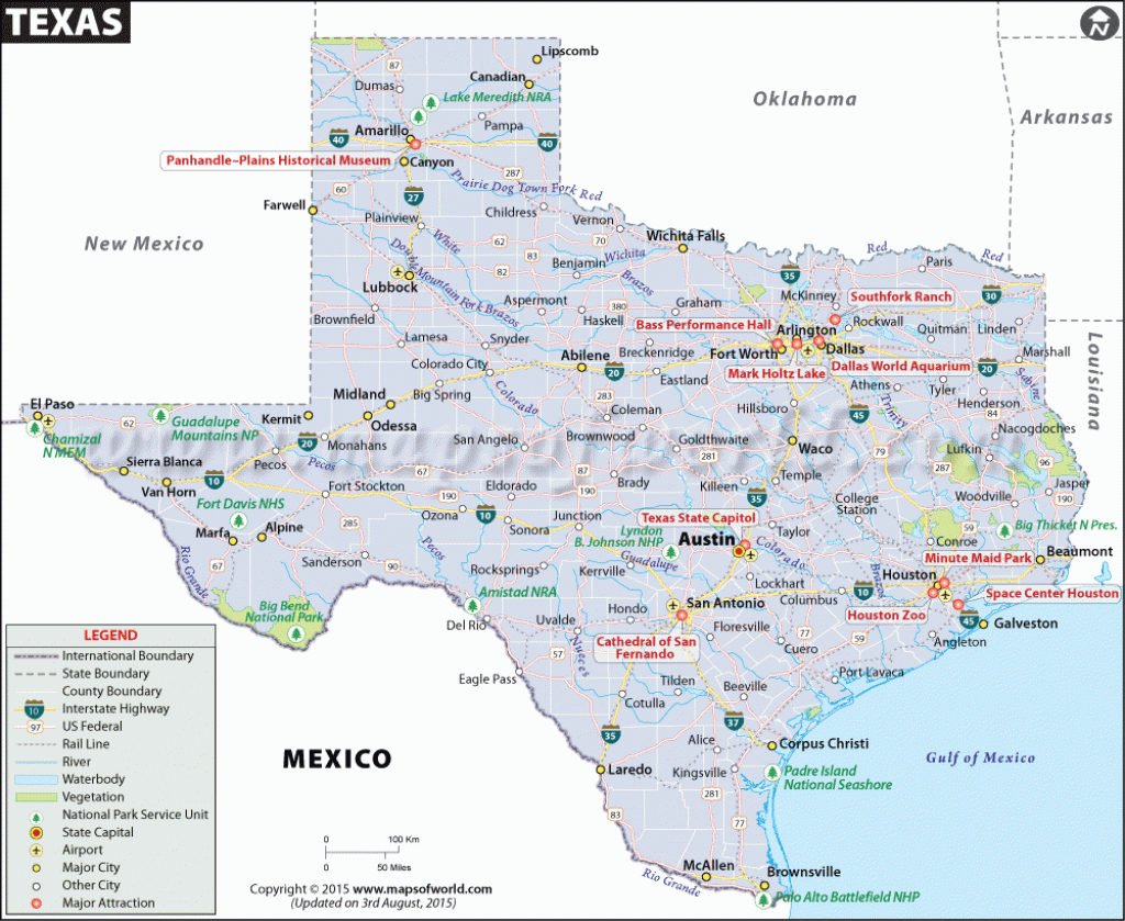 Texas Map | Map Of Texas (Tx) | Map Of Cities In Texas, Us - Map Of Texas Coast