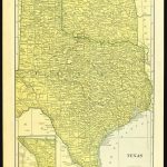 Texas Map Of Oklahoma Map Of Texas Wall Art Decor Original | Etsy   Map Of Texas Art