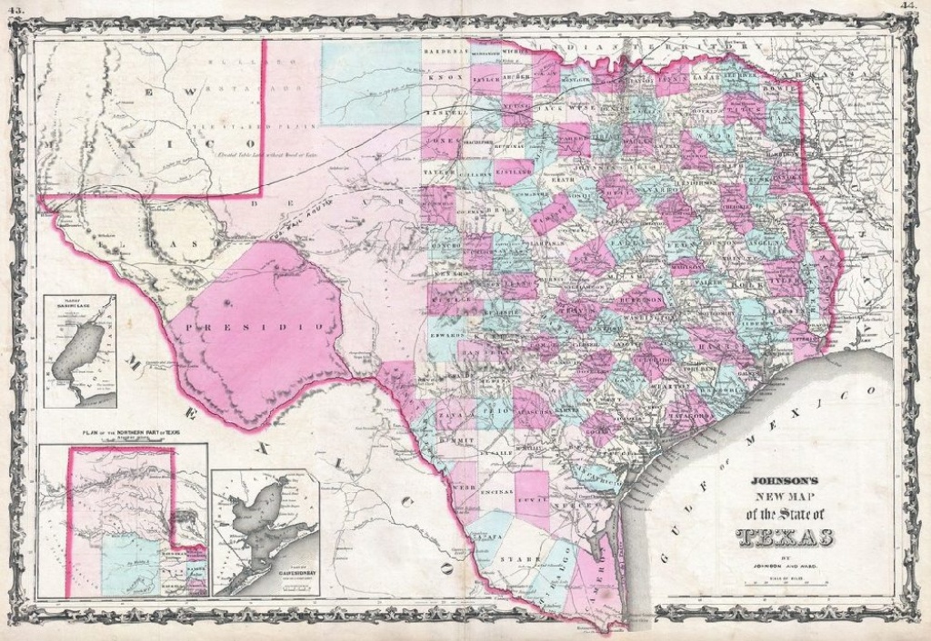 Texas Map Poster - Texas Map Poster